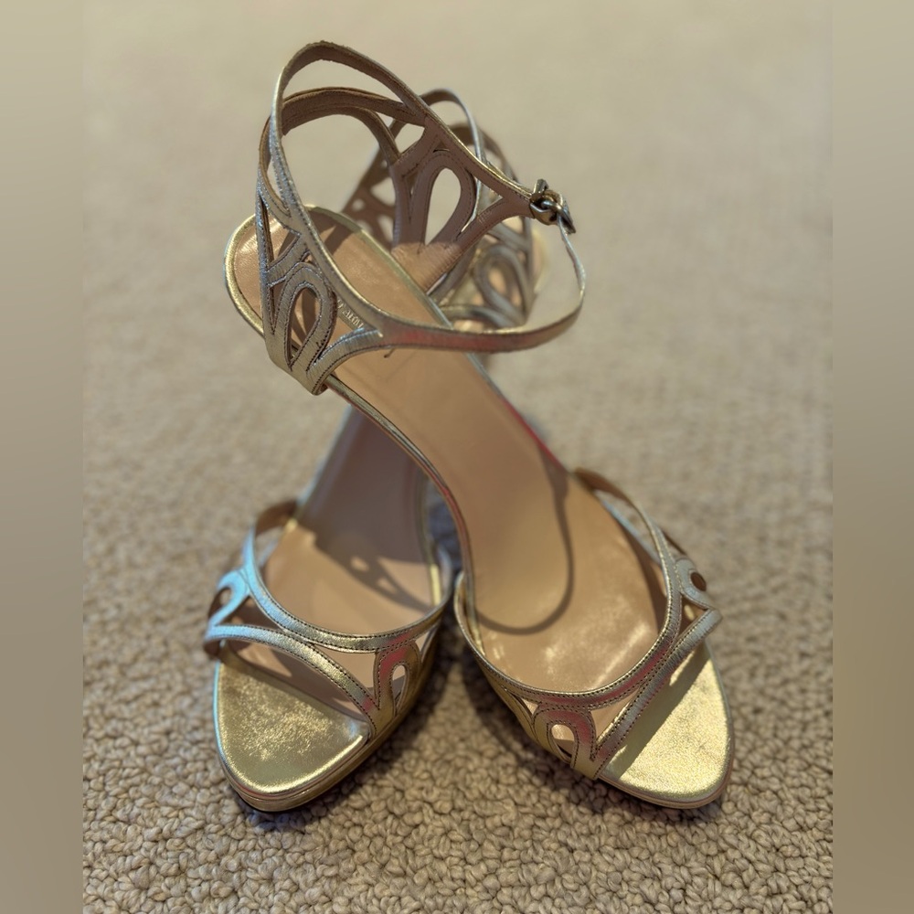 Giorgio Armani Gold Heel